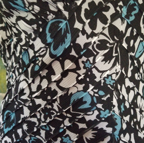 Charter Club silk lined dress floral - Picture 5 of 9